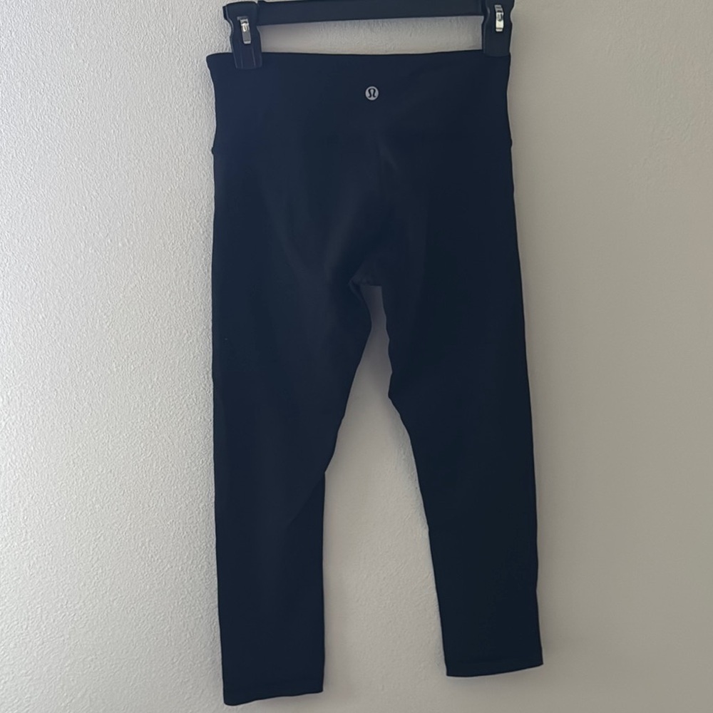 Athleta black capri leggings athletic Sz XSP